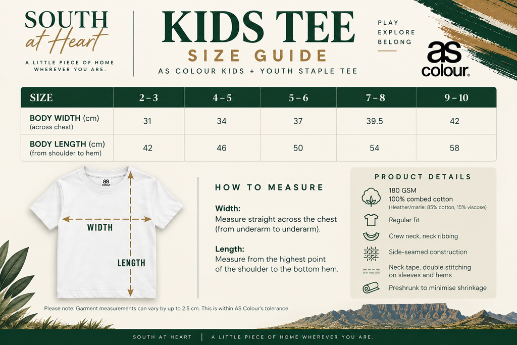 South Crew Kiddies Tee AU