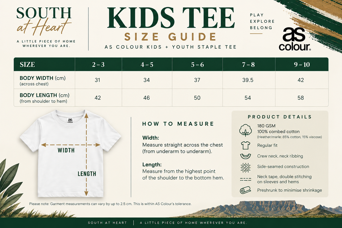 South Crew Kiddies Tee AU