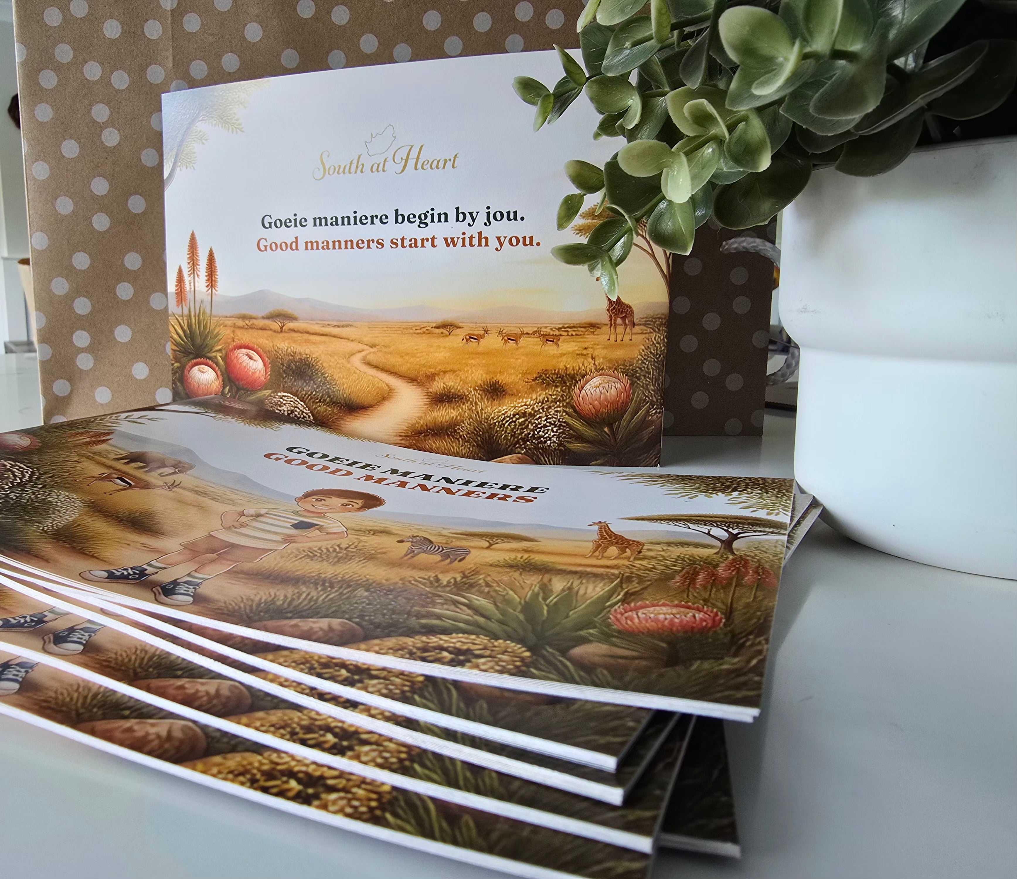 Fisiese Boekie | Physical Booklet| Goeie Maniere Good Manners Magazine Style Booklet