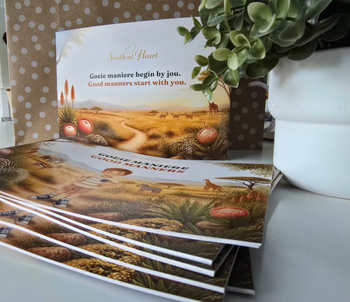 Fisiese Boekie | Physical Booklet| Goeie Maniere Good Manners Magazine Style Booklet